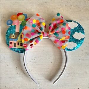 Colorful Balloon Mouse Ears Headband